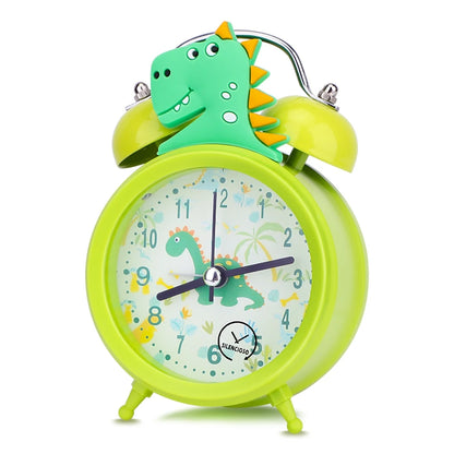 Pink Unicorn Kids Alarm Clock Double Bell Clock with Backlight Cute Desk Clock Home Decoration Будильник Kid Gifts Reveil Enf