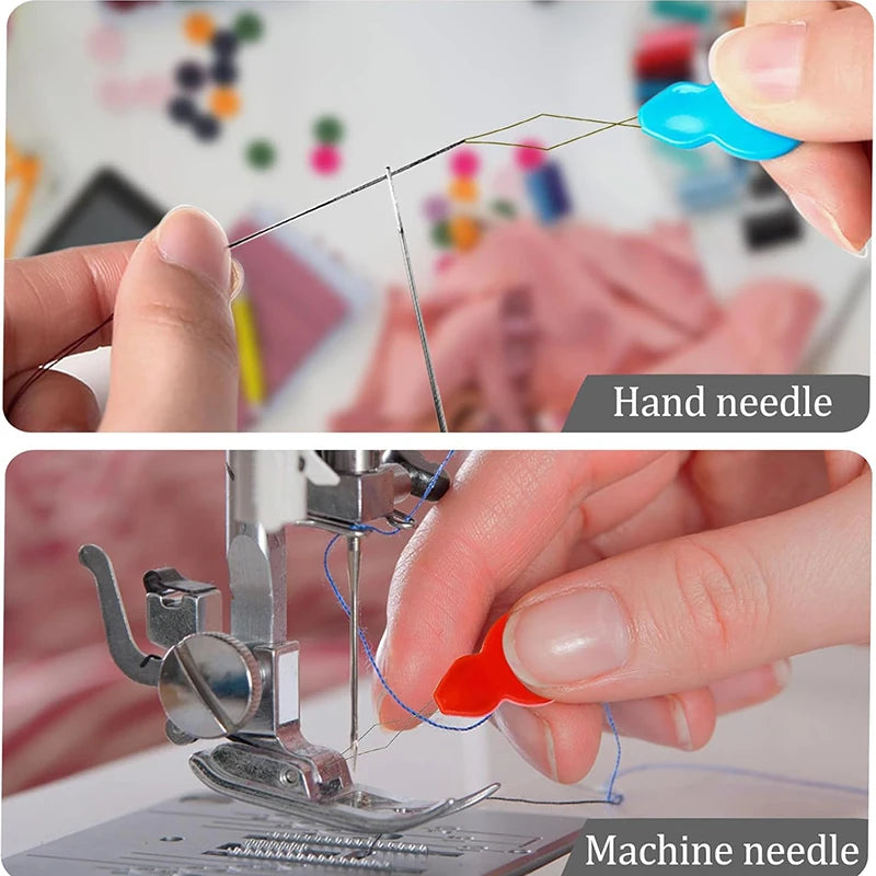 10/20/50pcs Needle Easy Device Automatic Thread Needles Sewing Tools Threader Elderly Guider Sewing Machine Supplie Accessori
