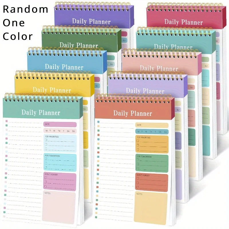 1PC Daily To Do List Notepad - 30 Laminated Sheets for Work, School, Fitness & Academic Goals Notebook - Perfect Back To Scho