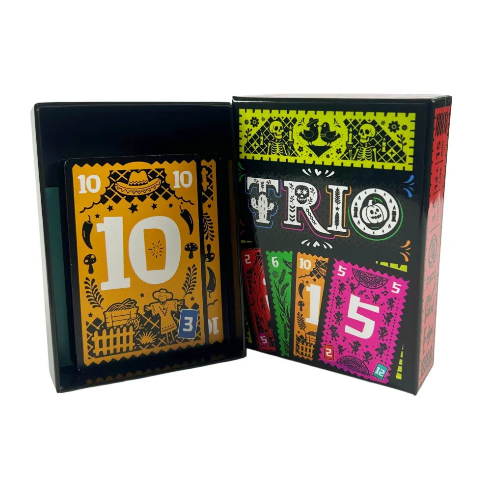 TRIO Strategic Card Board Game Toys For Family Party Card Game Matching Fun 3-6 Players Game Entertainment For All Ages Gifts