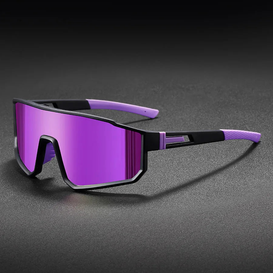 Men's Oversized Cycling Glasses for Men Bicycle Windproof Colorful Coating Sunglasses Outdoor Sports Motorcyc