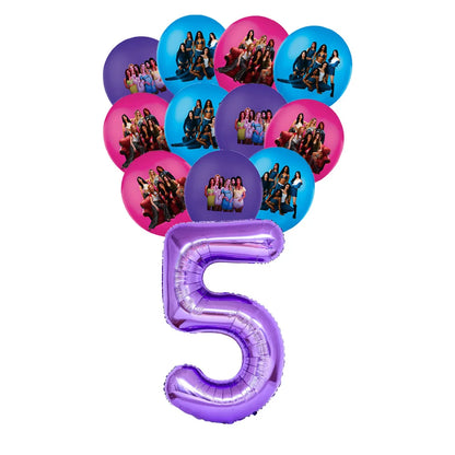 K-Katseye Birthday Decoration Kpop Girl Group Napkin Balloon Cup Plate Tablecloth Banner For Girls Festival Party Fans Gift -