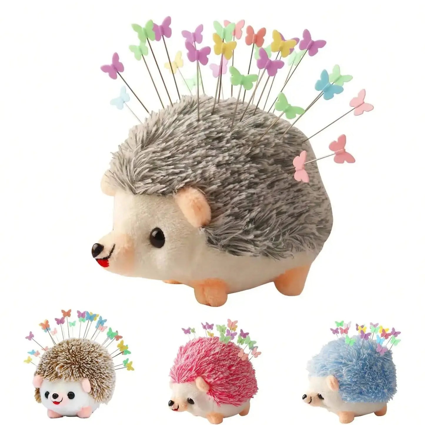 1 Pcs Hedgehog Shape Pin Cushion, Cute Pincushions Lovely Needle Cushions Pins Holder Sewing Accessories Supplies for Quiltin