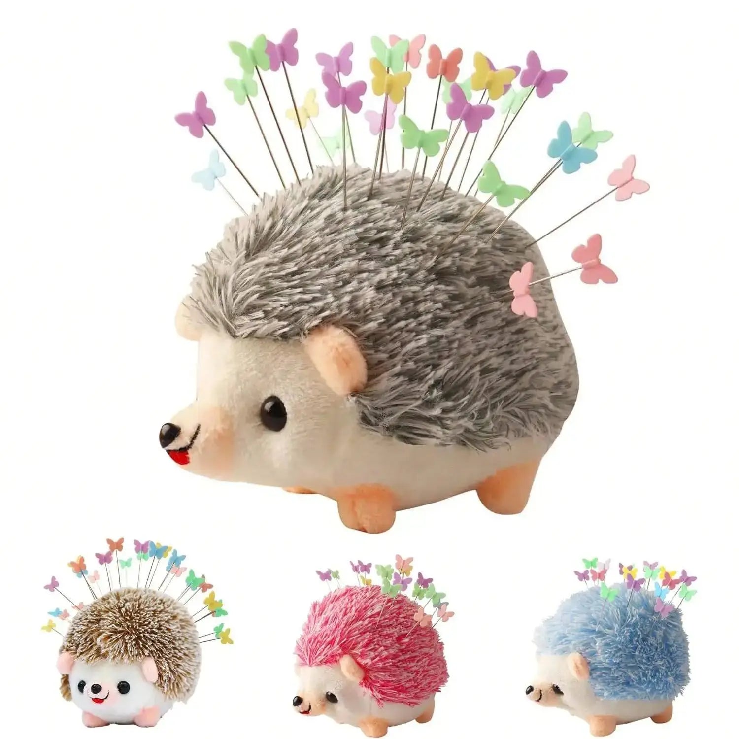 1 Pcs Hedgehog Shape Pin Cushion, Cute Pincushions Lovely Needle Cushions Pins Holder Sewing Accessories Supplies for Quiltin