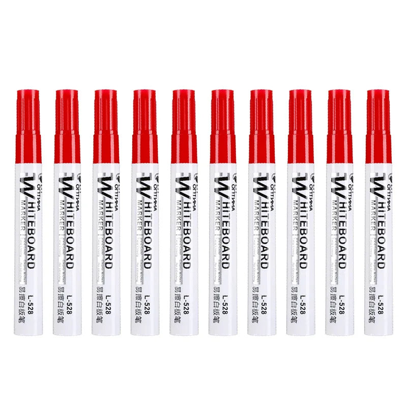 4/10 Pcs Set Erasable Magnetic Whiteboard Marker Pen Blackboard Marker Chalk Glass Ceramics Office School Art Marker Statione