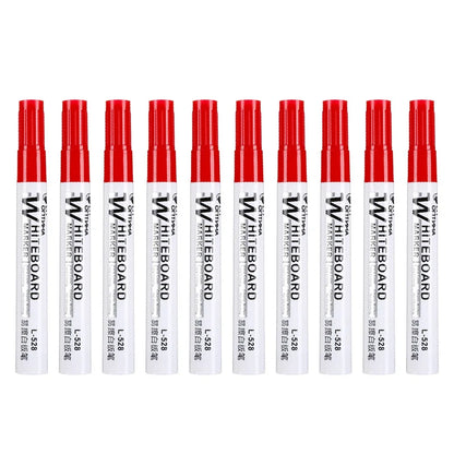 4/10 Pcs Set Erasable Magnetic Whiteboard Marker Pen Blackboard Marker Chalk Glass Ceramics Office School Art Marker Statione