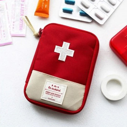 Mini Portable Medicine Bag Travel First Aid Kit Medicine Bag Storage Bag Survival Kit Medicine Box Outdoor Emergency Camping 