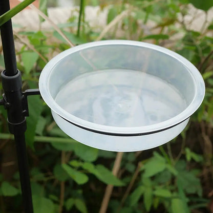 1pcs Bird Feeding Dish Tray Platform Feeder Bird Water Bowl Hanging Bird Bath Outdoor Outside Patio Parrot Tree Garden Courty