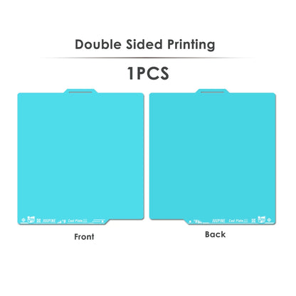 Cold Plate For Bambu Lab X2D/P2S/X1/P1P/A1 Series 256x256mm Spring Steel Double-sided Printing Bambulab Build Plate 3D Printe