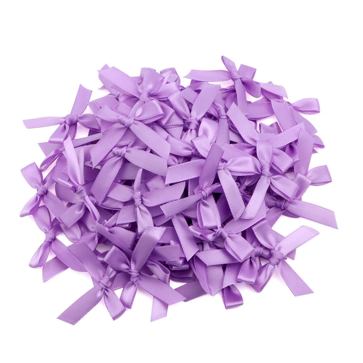 50 Pcs/Lot 4*3.5cm Fresh Pink Ribbon Bows Small Size Satin Ribbon Bow Flower Craft Decoration Handwork DIY Party Decoration -