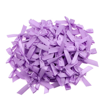 50 Pcs/Lot 4*3.5cm Fresh Pink Ribbon Bows Small Size Satin Ribbon Bow Flower Craft Decoration Handwork DIY Party Decoration -