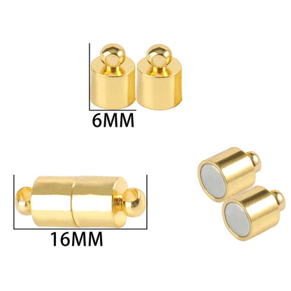 10-5Sets Stainless Steel Strong Magnetic Clasps Magnet End Clasp Connectors For Jewelry Making DIY Bracelet Necklace Accessor