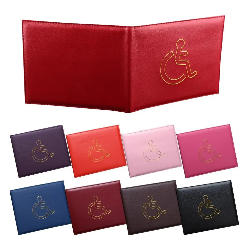 Handicapped Wallet Identity Badge Certificate Protection Cover Disabled Blue Badge Holder Document Safe Parking Permit Displa