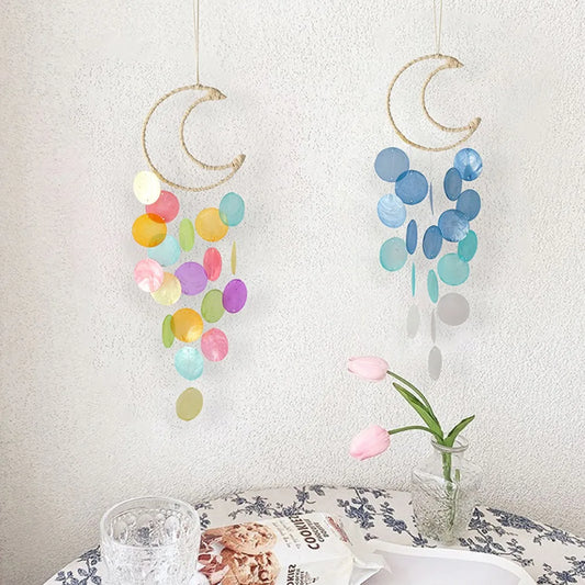 INS Home Decor Natural Shell Dream Wind Chimes Bohemian Dream Catchers Kids Room Nursery Decoration Special New Year Gifts