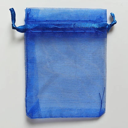 25/50/100pcs Organza Gift Bag Multicolor Drawstring Pouches For Candy Jewelry Bag Packing Wedding Gift Bags Organza Bag