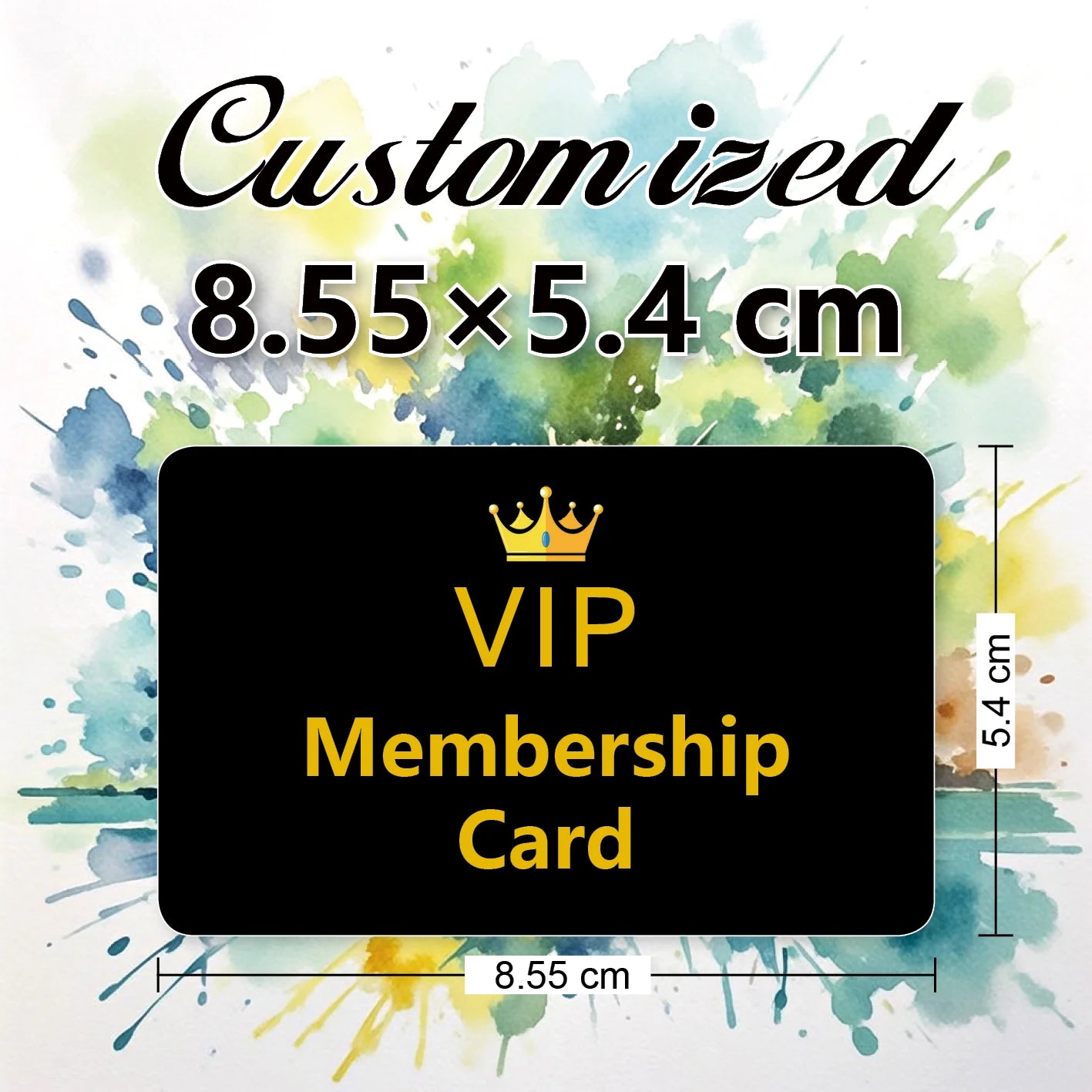 Custom 1 PCS Fan Club Membership Card PVC Plastic VIP Loyalty Card for Influencers Supporters