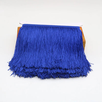 Lace Ribbon, 10 Yards Tassel Trim for Dress Trimming, Do It Yourself Crafts & Scrapbooking - ROYAL BLUE / 10 yards