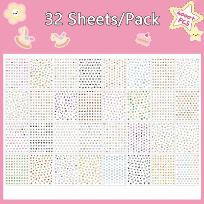Mr Paper,kawaii Mini Deco Sticker Book scrapbooking stickers stickers aesthetic cheap stationery supplies journaling statione