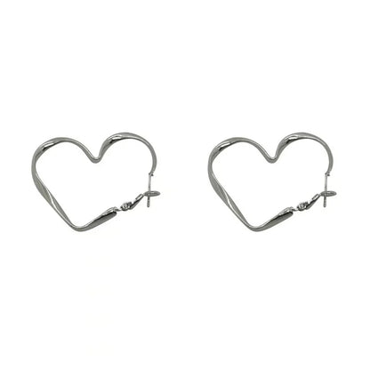 Trending French Punk Fan Hoop Earring For Woman New In 2025 Fashion Party Exaggerate Elegant Korean Earring Jewelry