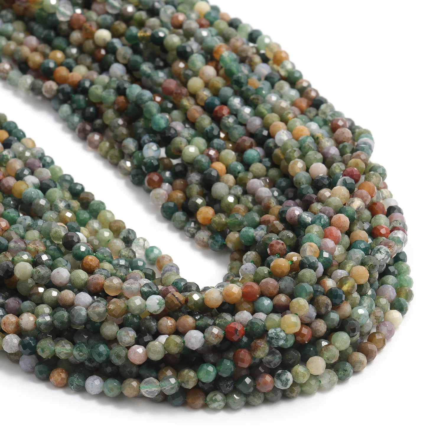 2 3 4mm Faceted Tiny Beads Natural Aquamarine Lapis Lazuli Tourmaline Amethyst Stone Beads for Jewelry Making Diy Accessories