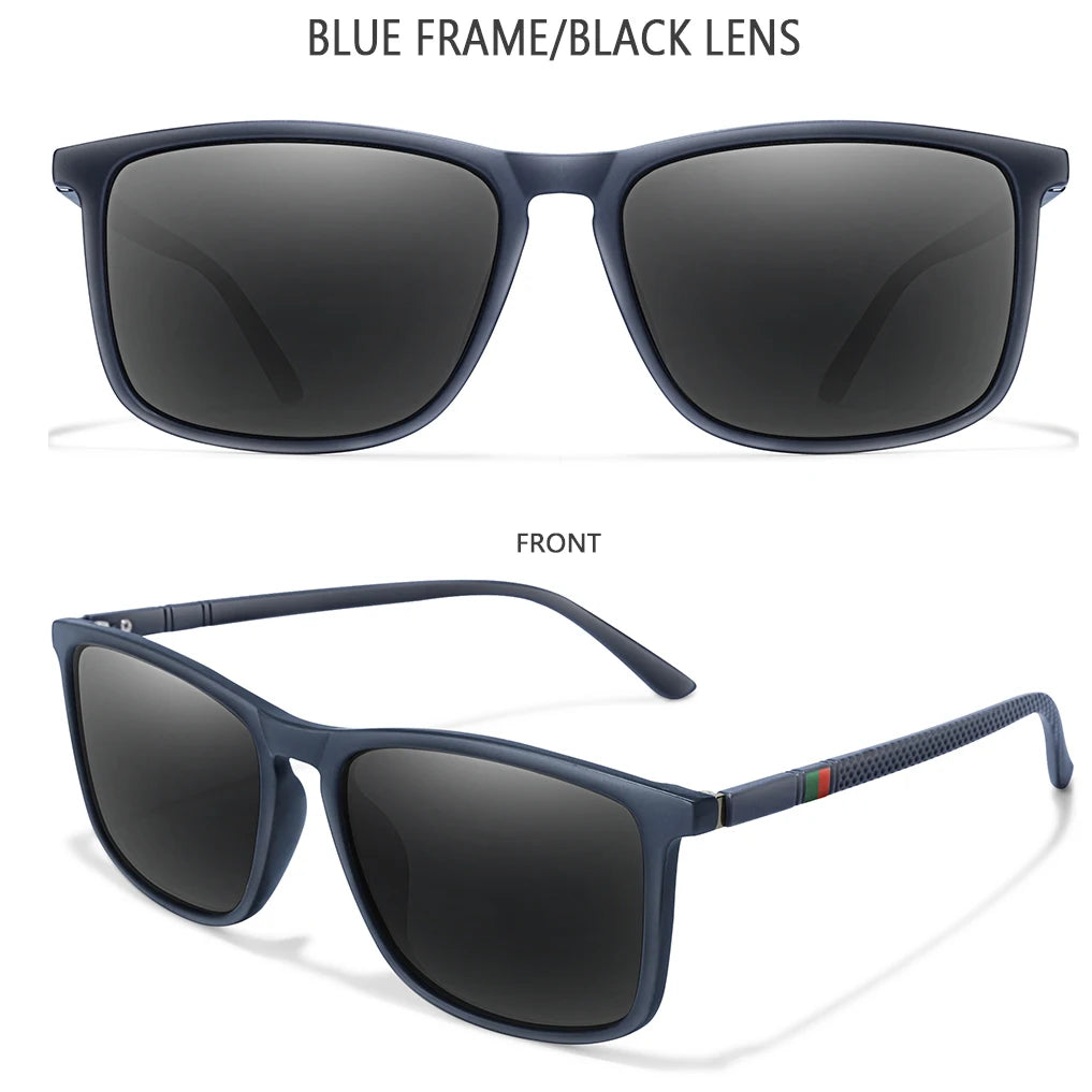Luxury Square Vintage Polarized Cycling Sunglasses Men Women Fashion Travel Driving Fishing Sun Glasses Male Eyewear UV400 - 