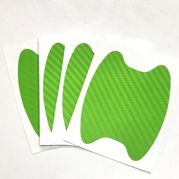 4Pcs/Set Car Door Sticker Carbon Fiber Scratches Resistant Cover Auto Handle Protection Film Exterior Styling Accessories - G