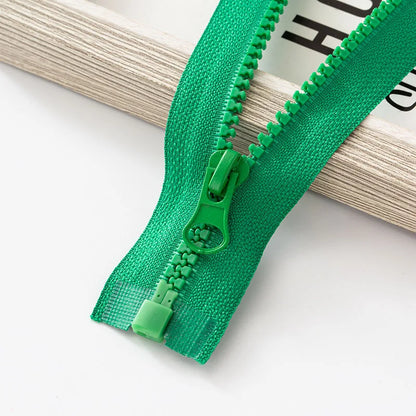 Resin Zipper Open-End Zip 40/50/60/70/80/90/100/120cm Applied for Garment Jacket Coat Sewing Process Sewing Accessories