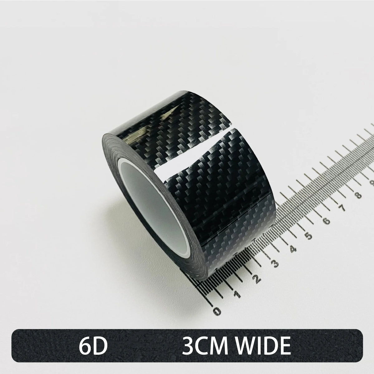 Carbon Fiber Automotive Adhesive Tape Roll Matte Black Protective Car Film Self-Adhesive Film 3D Vinyl Car Film Accessories -