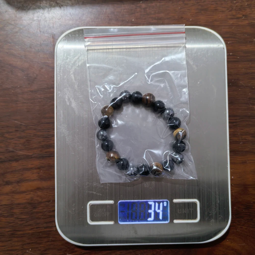 Natural Black Obsidian Hematite Tiger Eye Beads Bracelets Men for Magnetic Health Protection Women Soul Jewelry Pulsera Hombr