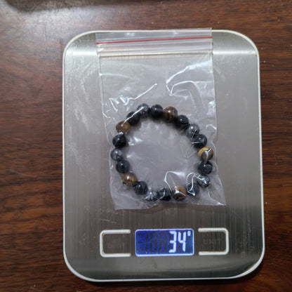 Natural Black Obsidian Hematite Tiger Eye Beads Bracelets Men for Magnetic Health Protection Women Soul Jewelry Pulsera Hombr