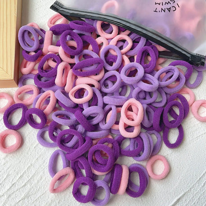 20/50pcs Kids Elastic Hair Bands Girls Sweets Scrunchie Rubber Band for Children Hair Ties Clips Headband Baby Hair Accessori
