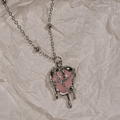 Y2K Sweet Cool Girl Personalized Creative Cross Love Pendant Necklace, Suitable for Daily Wearing - Style 4