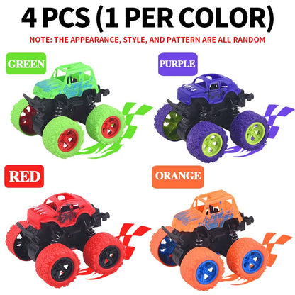 4PCS/2PCS/1PC Inertial off-road vehicle toys - suitable for Halloween, Christmas, boys and girls gifts - 4 colors