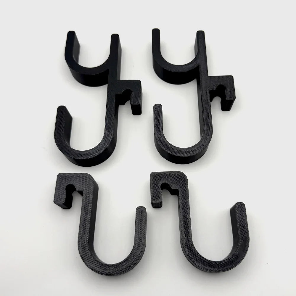 2Pcs Car Umbrella Hooks - Trunk Hangers, Universal for Sedans with No-Drill Installation, Multi-Functional Seat Back Storage 