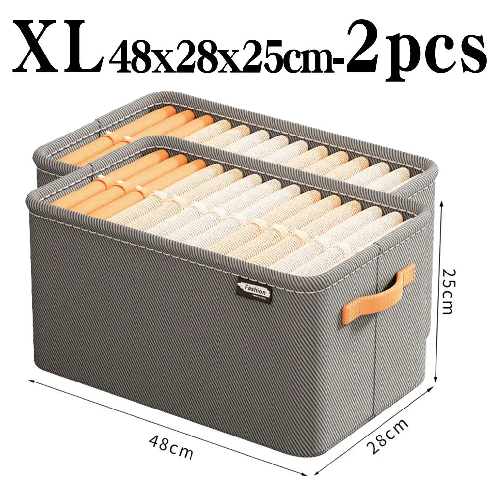 Thicken Clothes Organizer Pants Sweater Storage Cabinets Drawers Organizer Jeans Storage Box Wardrobe Clothes Storage Organiz