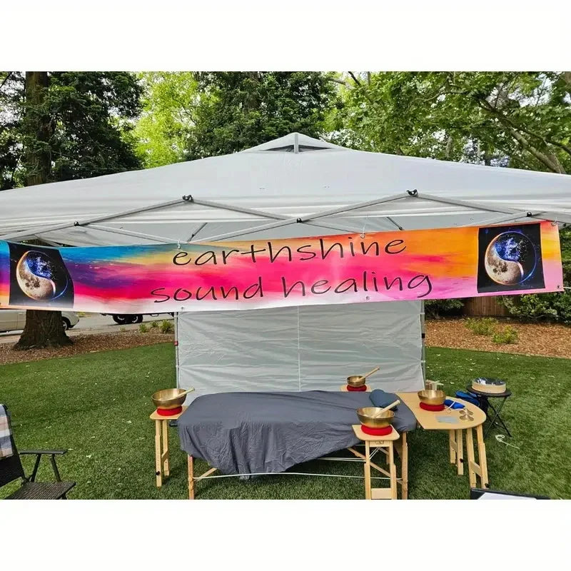Tent Banner Table Runner Personalized Banners Custom Tent banner for Trade Show Your custom Logo and Business Name