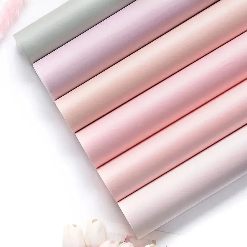 40pcs Tissue Paper 75*52CM Craft Paper Floral Wrapping Scrapbooking Paper Party Gift Packaging Decorative Flower Packing Pape