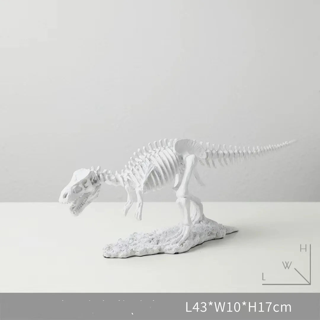 Simulated Dinosaur Fossil Model Resin Accessories Art Home Living Room Statue Decoration Items Study Office Sculpture Ornamen