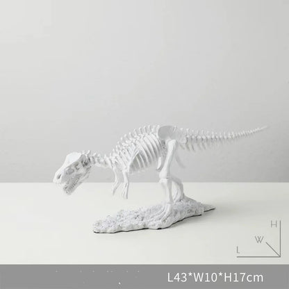 Simulated Dinosaur Fossil Model Resin Accessories Art Home Living Room Statue Decoration Items Study Office Sculpture Ornamen
