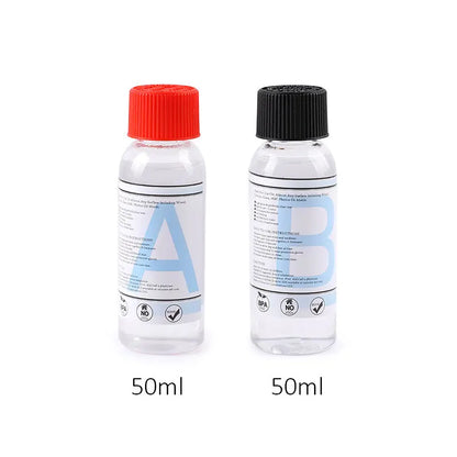 1:1 Clear Epoxy Resin Crystal Clear Art Resin Epoxy 2 Part Epoxy Casting Resin Kit with Measuring Cups, Stick, Silicone Glove