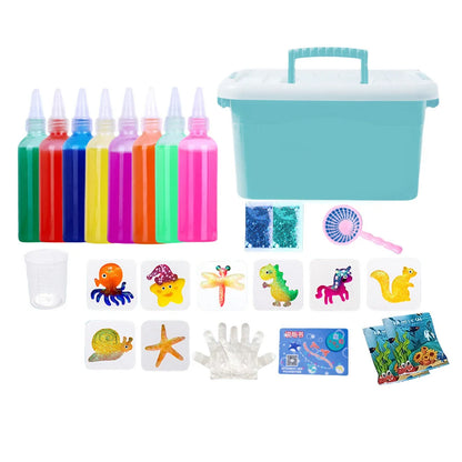 Creative Water Fairy Water Gel Kit Handmade DIY Toys Fairy Water Elf 3D Animal Mold Birthday Gifts Kids Colorful Educational 