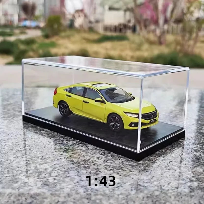 Scale 1/64 1/43 1/32 1/24 1/18 Clear Acrylic Display Box Case for Car Model Dust Cover Pre Made Box Diecast Professional Stor
