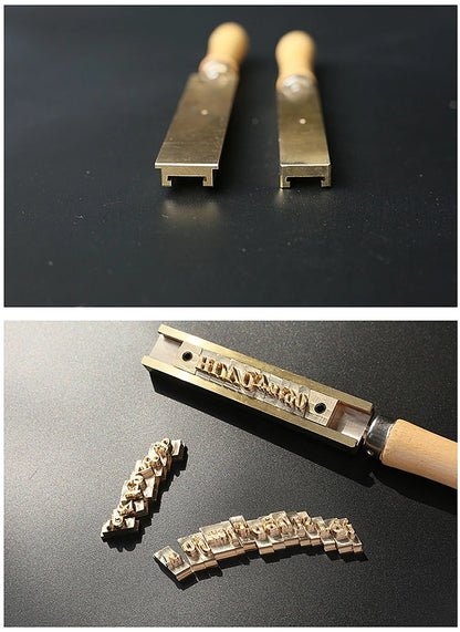 LY Bronzing Machine Hot Stamping Machine Copper Mould With 7 Type Fonts Fonts01~Fonts07