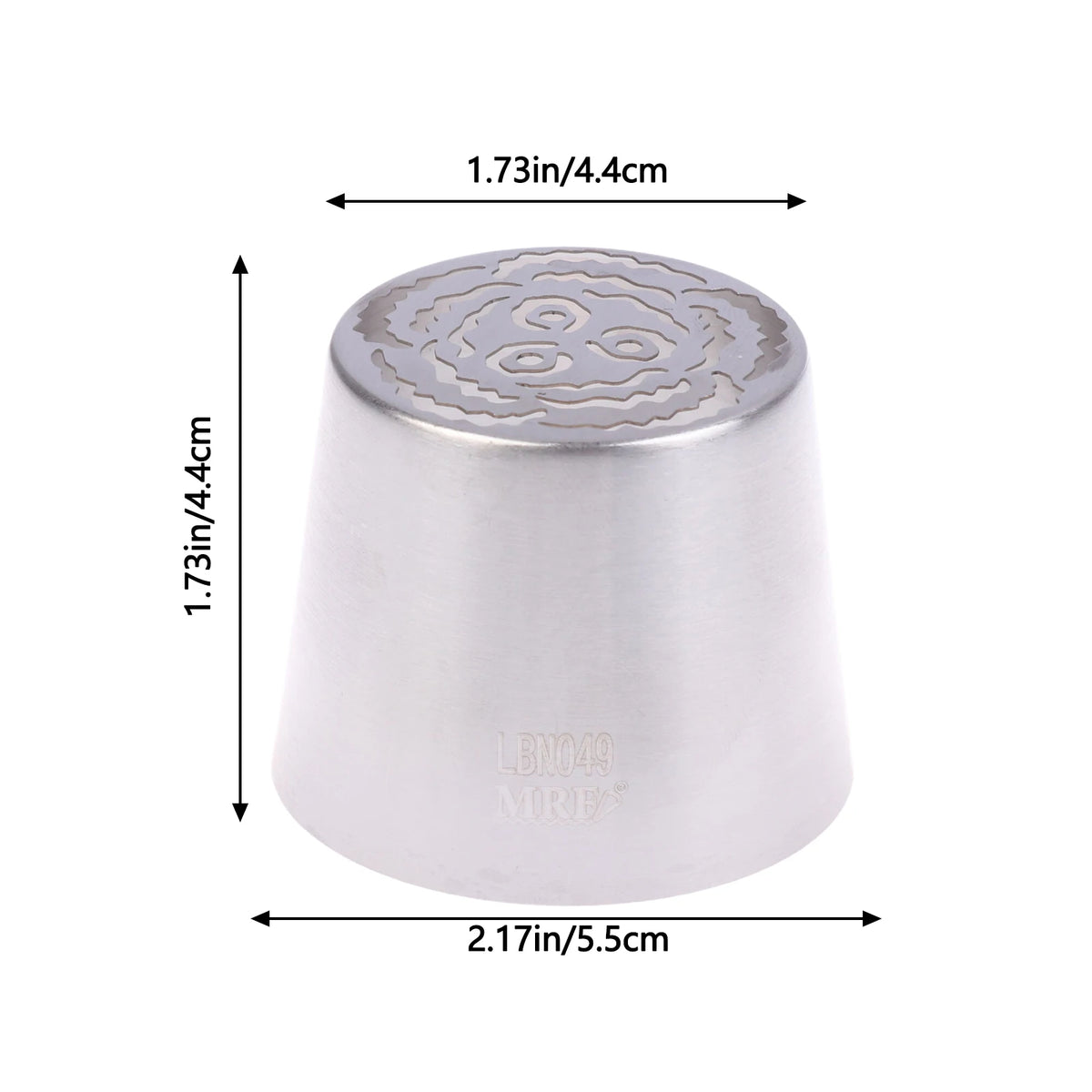 1Pc Stainless Steel Russian Piping Tips Christmas Cake Icing Frosting Nozzles For Cupcake Decoration DIY Kitchen Baking Tool 