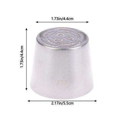 1Pc Stainless Steel Russian Piping Tips Christmas Cake Icing Frosting Nozzles For Cupcake Decoration DIY Kitchen Baking Tool 