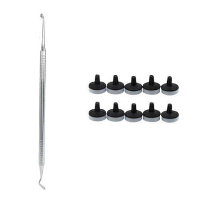 Dental Composite Resin Kit Filling Molding Tools Materials Quick Foam Pad Light Cure Holder Handle Spatula Dentistry Instrume