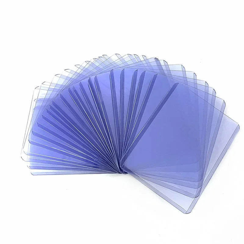 35PT Top Cover Loader Clear Protective Trading Card Holder Hard Plastic Card Sleeves Holder for Baseball Card Sports Cards