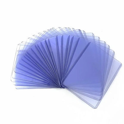 35PT Top Cover Loader Clear Protective Trading Card Holder Hard Plastic Card Sleeves Holder for Baseball Card Sports Cards