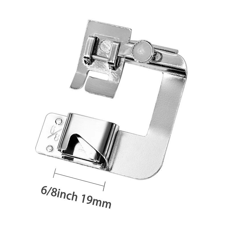 9mm /13mm /19mm /25mm Sewing Machine Foot Press Foot Rolled Hem Feet Household Multi Functional Sew Accessories