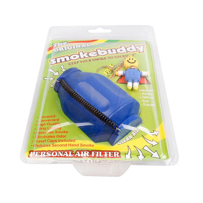 Portable Smoking Air Filter Office Car Personal Smoke Purifier Activated Carbon Filtration Party Supplies Cigarette Gift - Bl